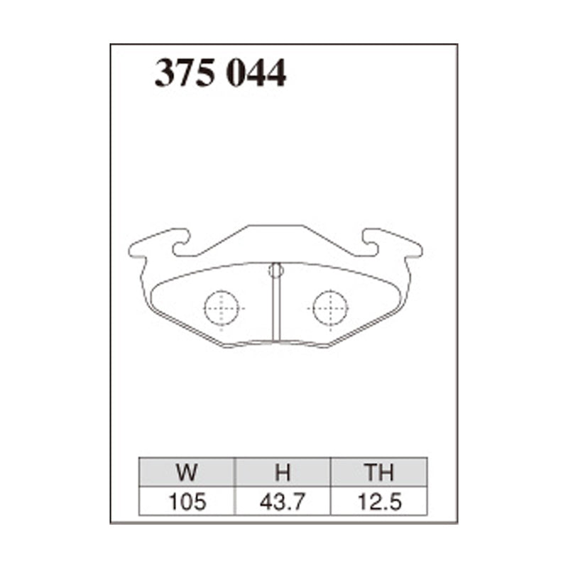 Dixcel ES Type Brake Pads - Rear - Alto Works HA21S / Cappucino EA11