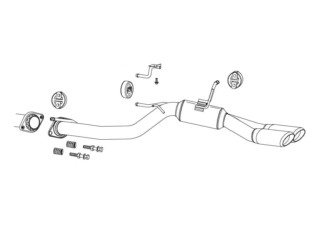 Fujitsubo A-S Exhaust - Lexus RX450h 4WD GYL16W