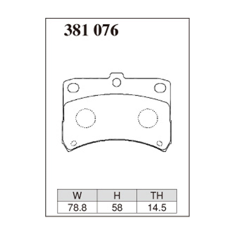 Dixcel Z Type Brake Pads - Front - MiL700S/700V/710S/710V [NA]