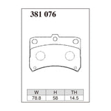Dixcel Z Type Brake Pads - Front - MiL700S/700V/710S/710V [NA]