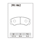 Dixcel Z Type Brake Pads - Front - Big Hon UBS25/26/69/73
