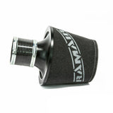 Ramair Large Foam Filter Aluminium Base 80mm (3.1inch) OD Black with Silicone Coupler