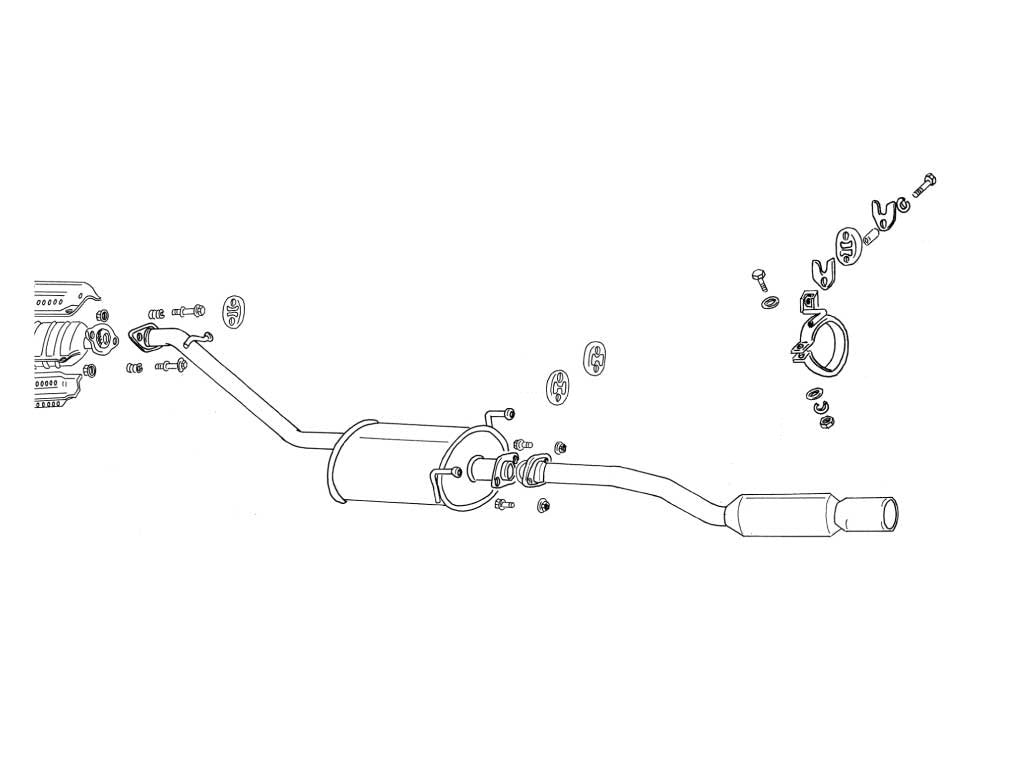 Fujitsubo Wagolis Exhaust - Honda Step Wgn 2WD RF3