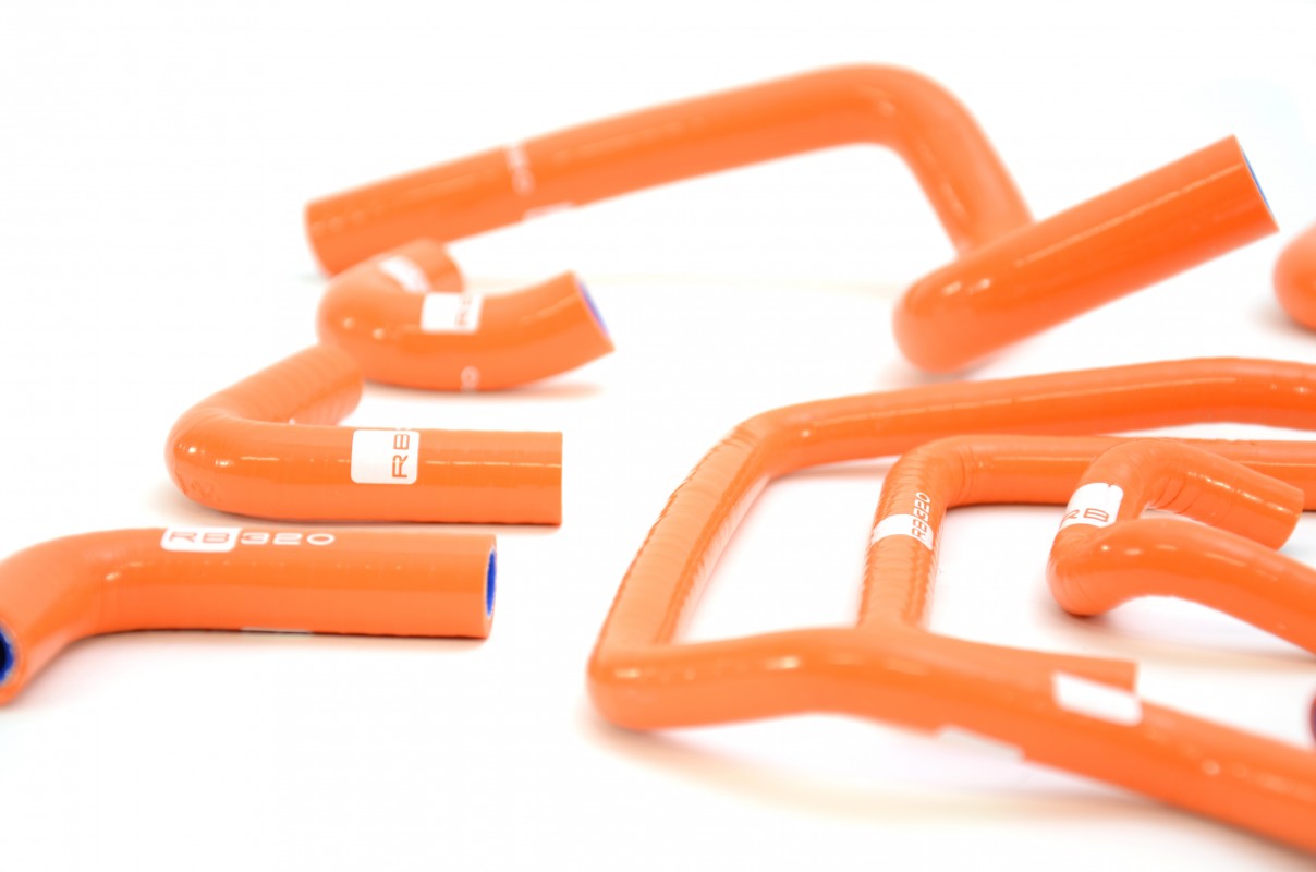 RCM / Samco RB320 Orange Silicone Hose Collection