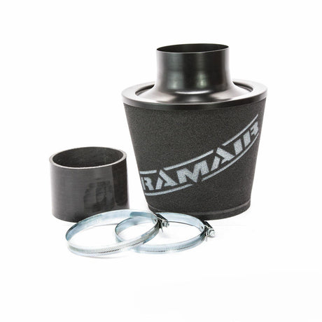 Ramair Ramair Large Foam Filter Aluminium Base 100mm (3.9inch) OD Black with Silicone Coupler