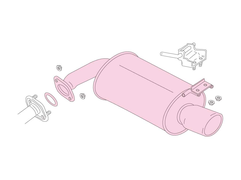 Fujitsubo Wagolis Exhaust - Nissan Presage 2.5 2WD TU31