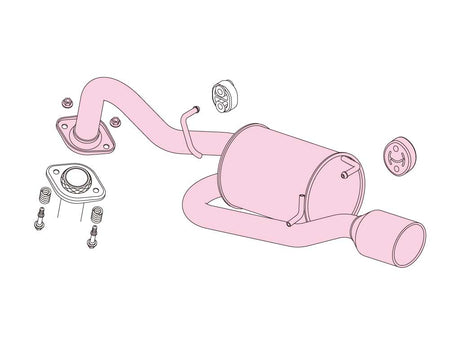 Fujitsubo A-S Exhaust - Toyota Yaris 1.5 Rs Rs(2008+) NCP91