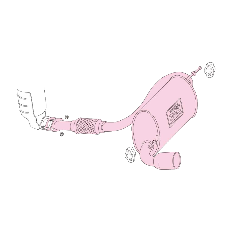 Fujitsubo Legalis K Exhaust System - Autozam AZ-1 PG6SA