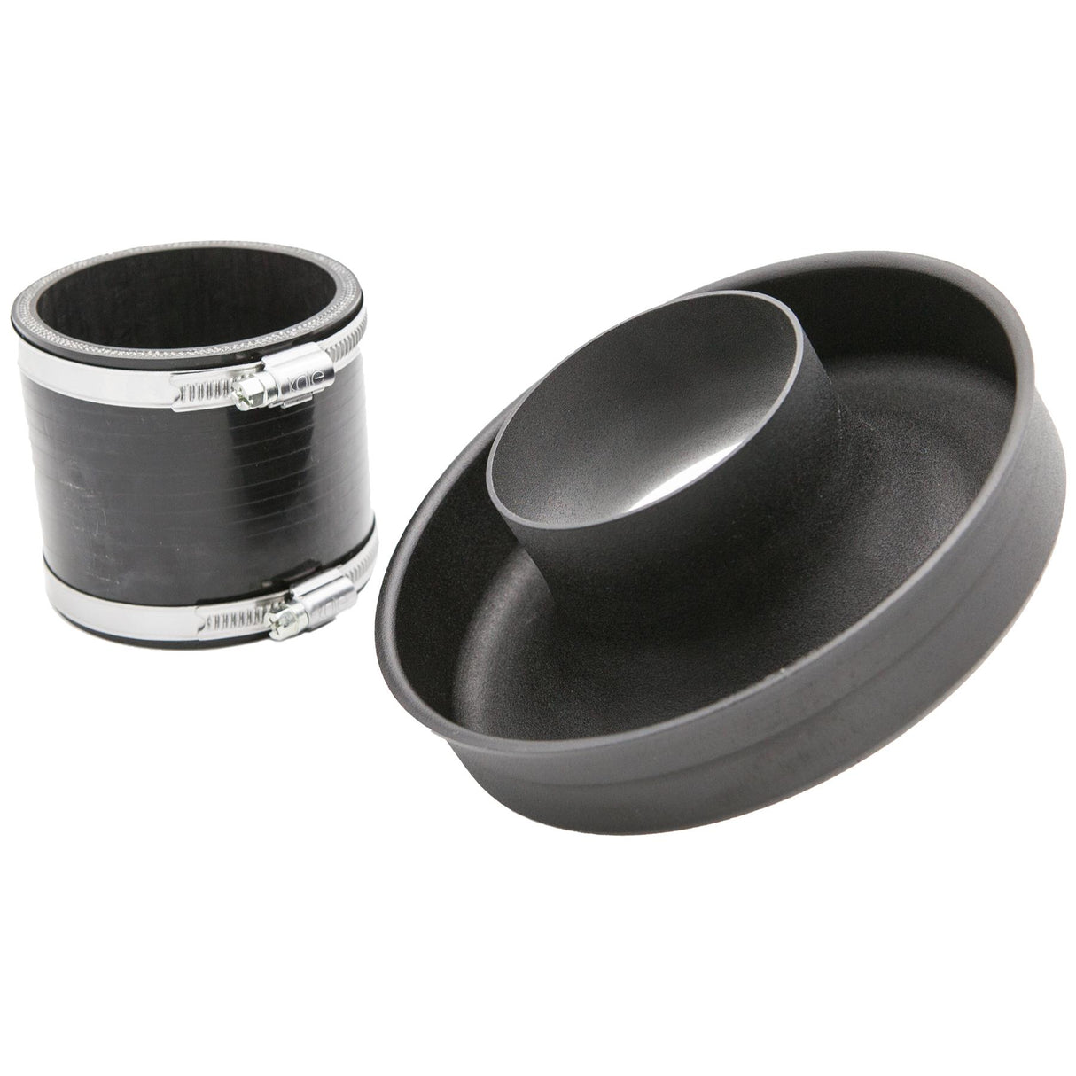 Ramair 90mm Aluminium Velocity Stack with Silicone Coupler (3.5inch)