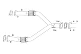 Fujitsubo Front Pipe - Nissan Skyline 400R 3.0 Turbo RV37