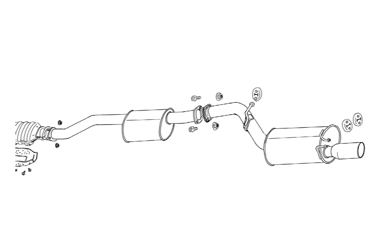 Fujitsubo Legalis R Exhaust - Nissan Stagea 2.5 Turbo WGNC34