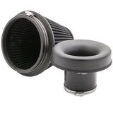 Ramair Ramair Pleated 102mm (4inch) ID Neck Large Cone Air Filter with Velocity Stack and Coupling