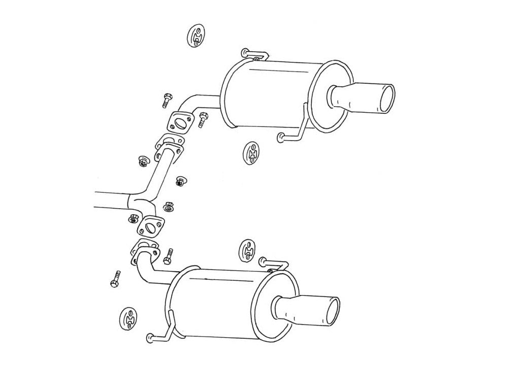 Fujitsubo Wagolis Exhaust - Subaru Legacy Touring Wagon 2.0 R BP5