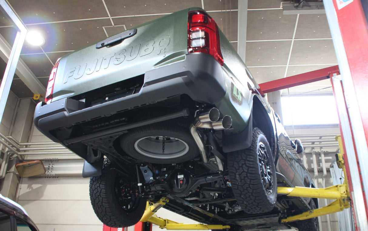 Fujitsubo A-S Exhaust - Mitsubishi Triton LC2T