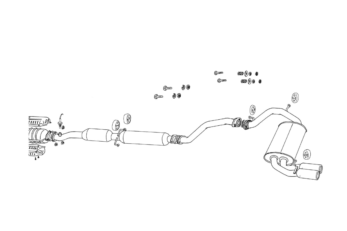 Fujitsubo Legalis R Exhaust - Honda Cr-X 1.5X EF6