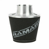 Ramair Ramair Large Foam Filter Aluminium Base 100mm (3.9inch) OD SIlver