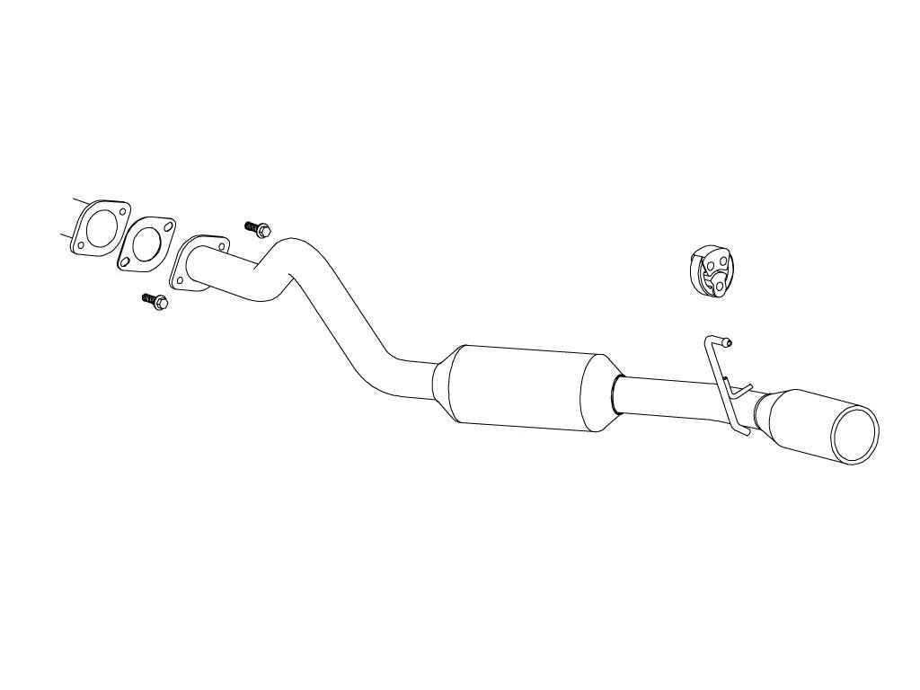 Fujitsubo Wagolis Exhaust - Toyota Grand Hiace/Granvia 2/4Wd VCH16W/KCH10/16W