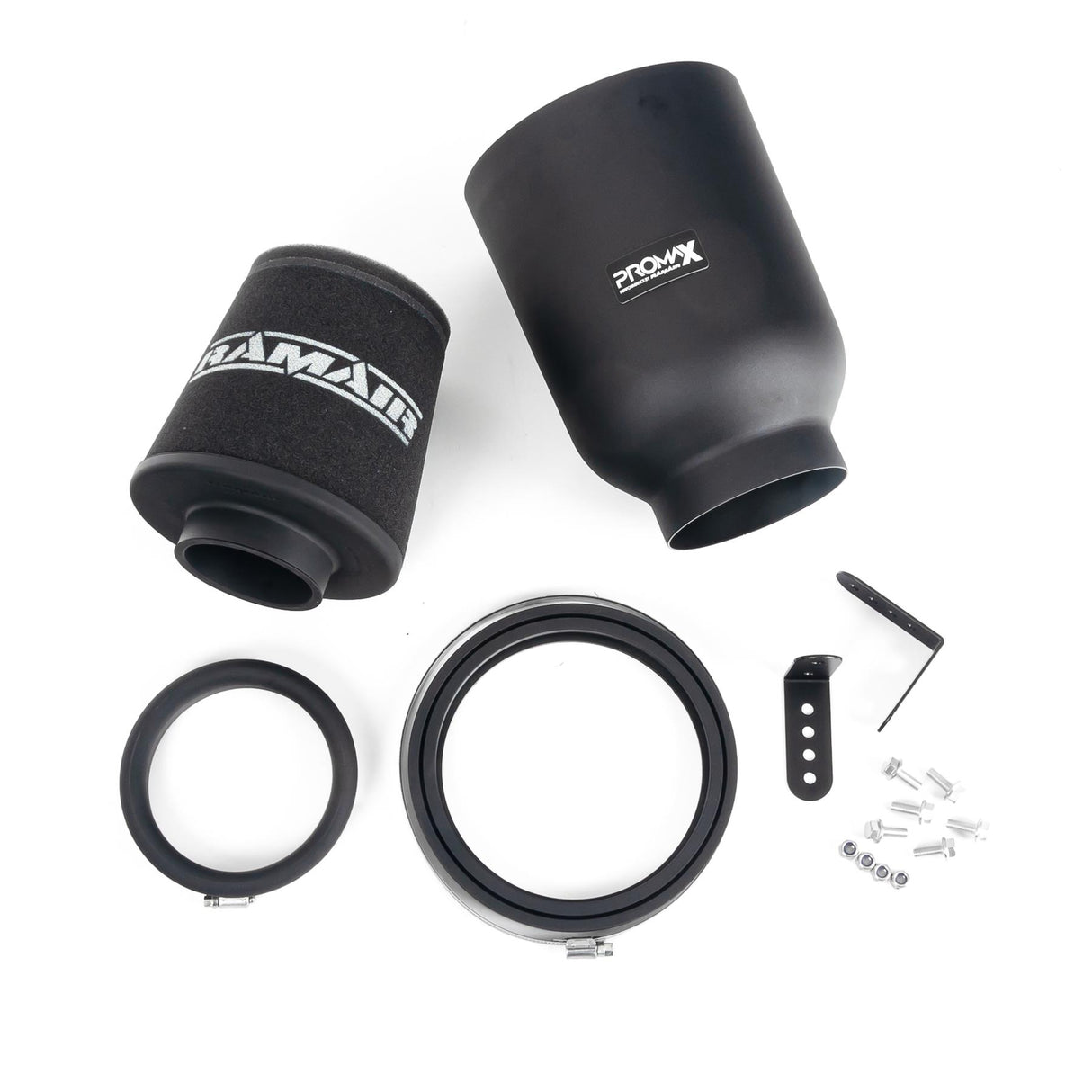 Ramair ProMax Large Universal Foam 80mm Rubber Neck Air Filter in Enclosed Airbox