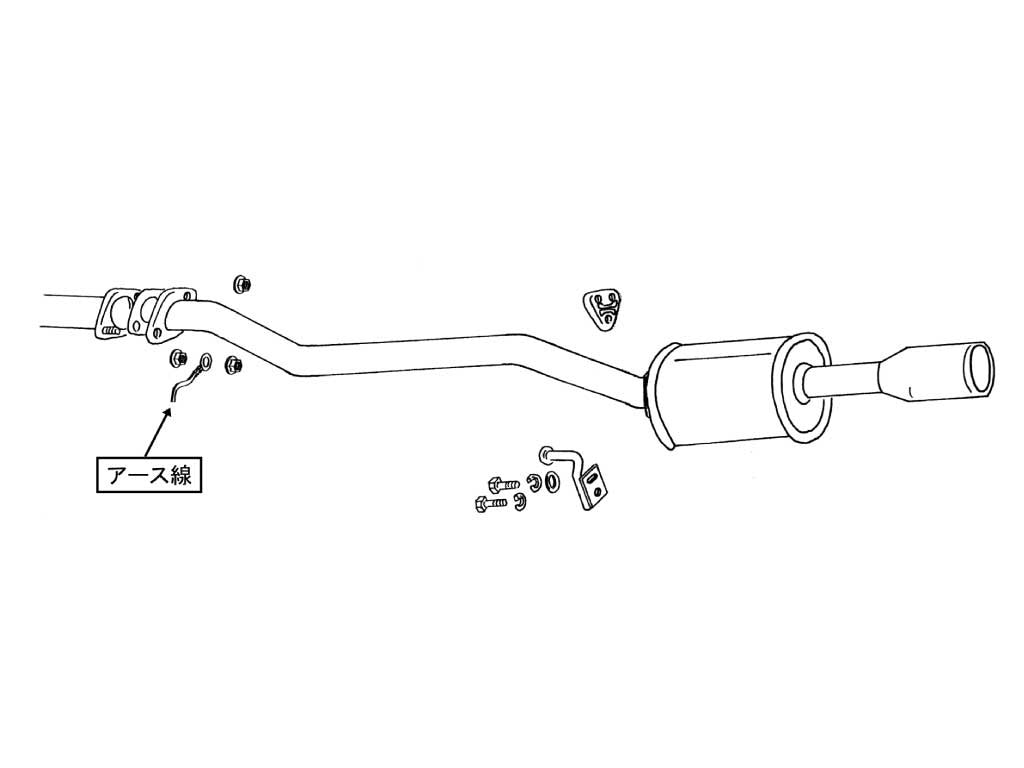 Fujitsubo Wagolis Exhaust - Nissan Elgrand 2/4Wd E/NE51