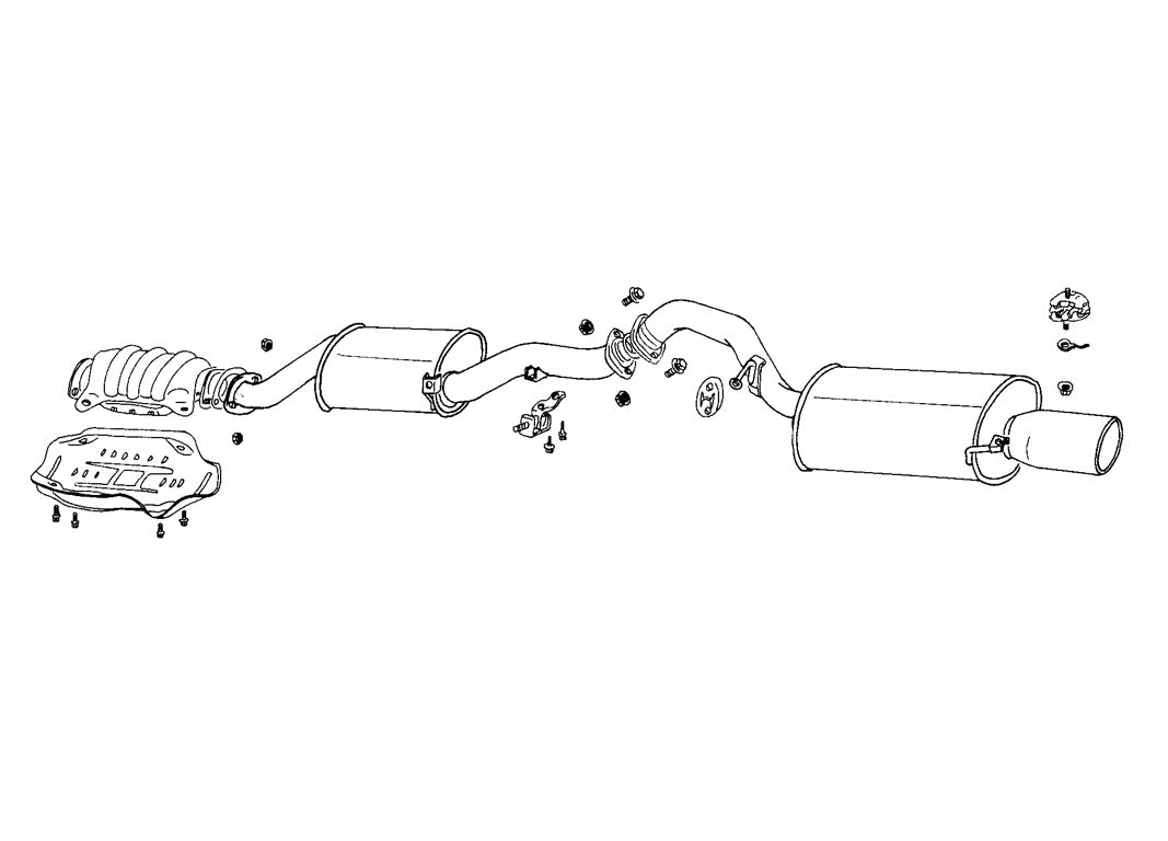 Fujitsubo Legalis R Exhaust - Nissan Skyline 24V Turbo HR31