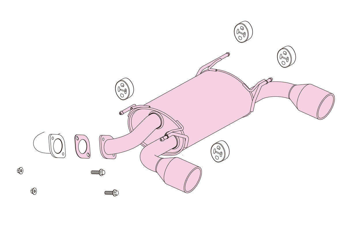 Fujitsubo A-S Exhaust - Toyota/Scion/Subaru 86/BRZ (2012-2016) ZN6/ZC6/ZC6