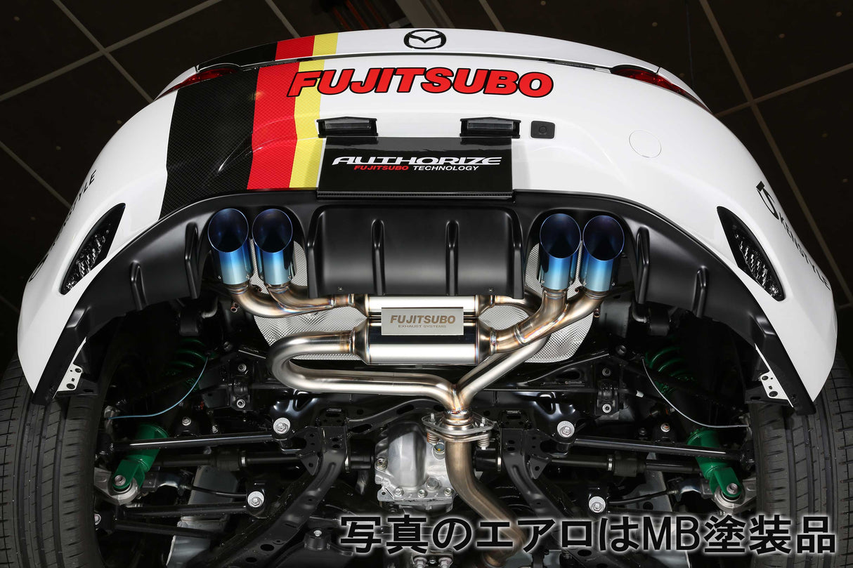Escape A-RM de Fujitsubo y difusor KenStyle - MX5 Mk4 (ND)