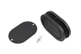 Ramair Pleated Carb Intake Air Filter MultiFit Blank Plate 25mm Int Height