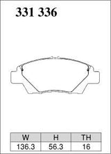 Dixcel Type M Brake Pads - Front - GK5 Jazz/Fit Sport/RS