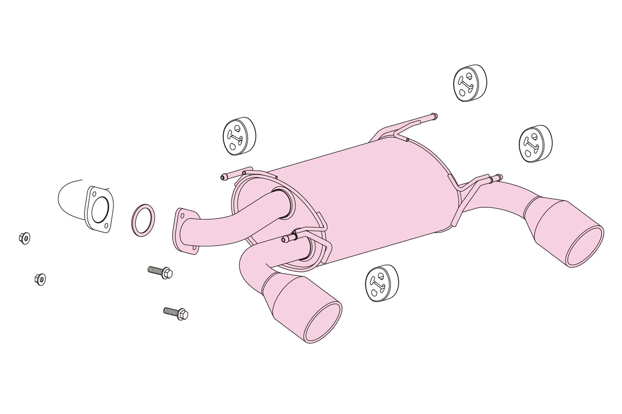 Fujitsubo A-S Exhaust - Toyota/Subaru 86/BRZ (2017+) ZN6/ZC6