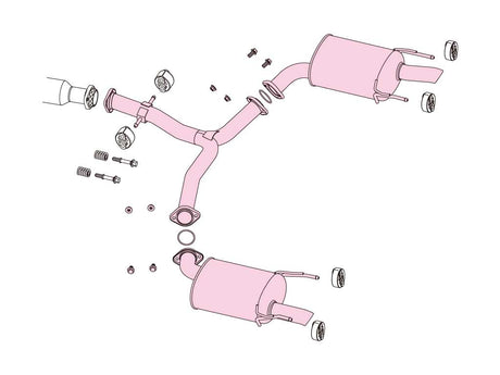 Fujitsubo A-S Exhaust - Toyota Crown Ahlete 3.5 2WD GRS204