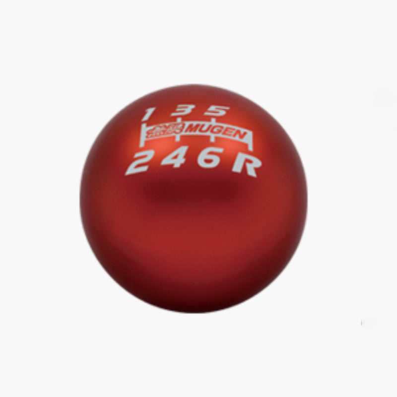 Mugen Aluminium Machined Shift Knob - Red