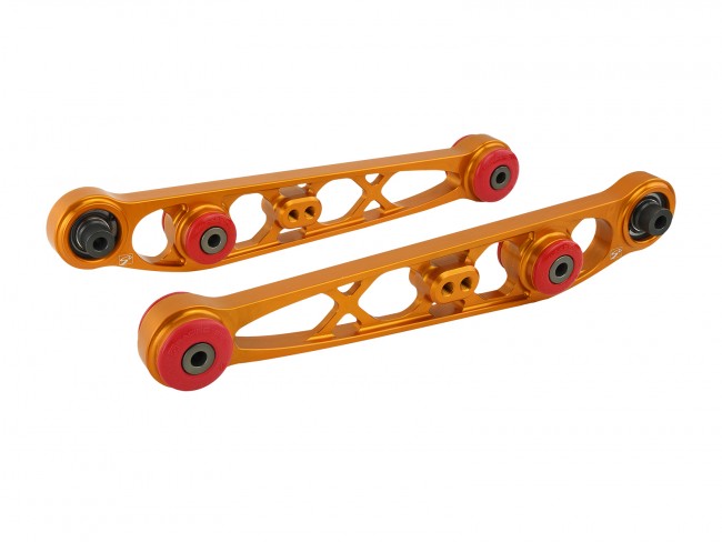 Brazos de control traseros inferiores Skunk2 Ultra Series Gold para Honda Civic EF EG Integra DC2
