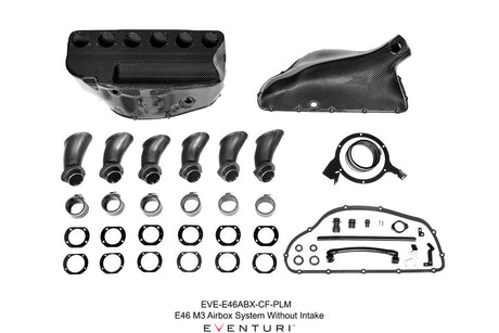 Eventuri BMW E46 M3 Hybrid Carbon Airbox without Full Carbon Intake