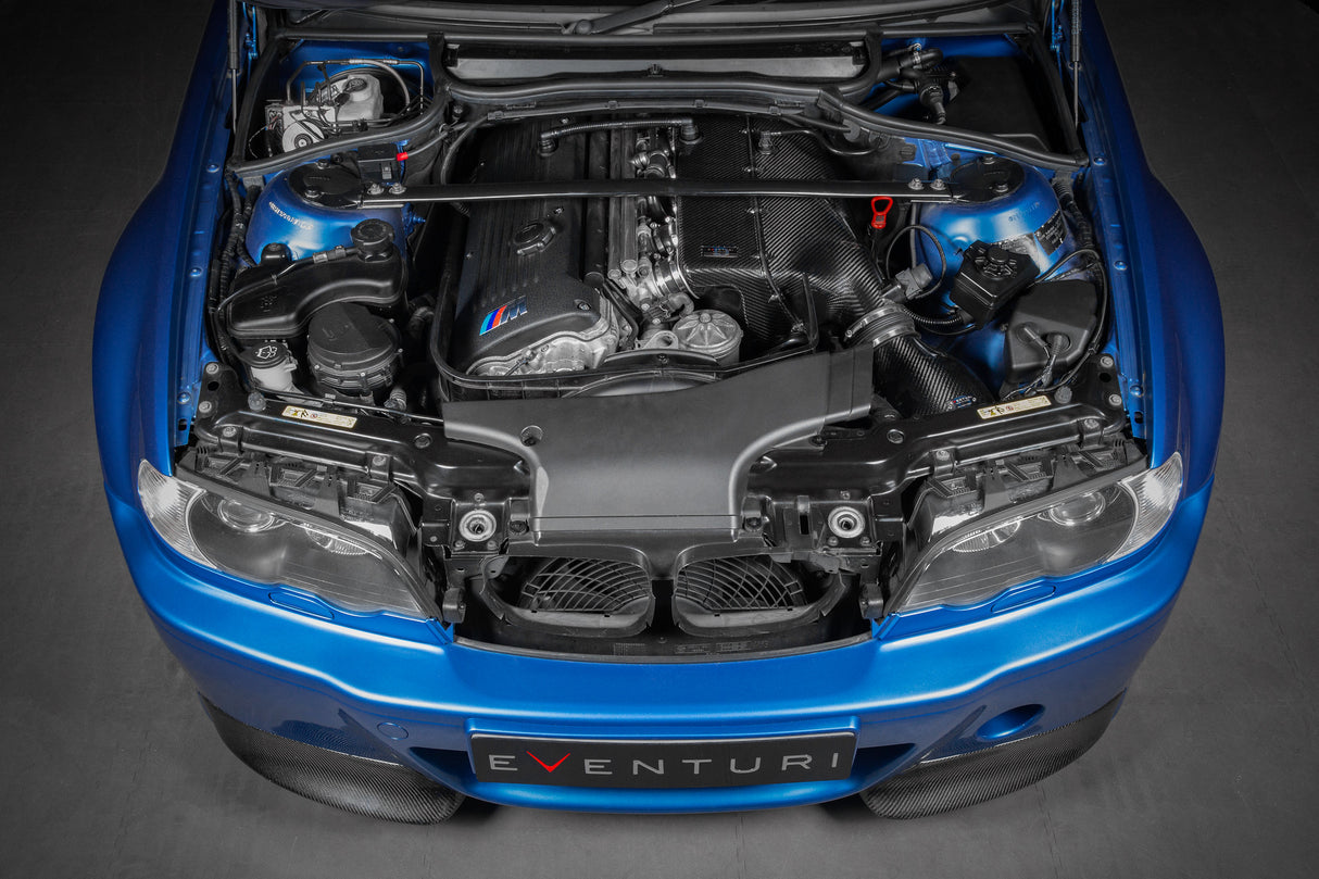 Eventuri BMW E46 M3 Hybrid Carbon Airbox with Full Carbon Intake