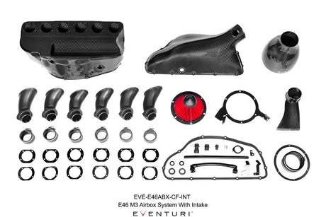Eventuri BMW E46 M3 Hybrid Carbon Airbox with Full Carbon Intake