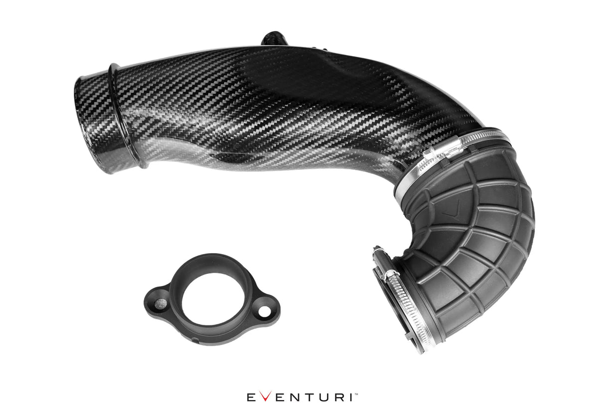 Eventuri Carbon Turbo Tube, Gloss Carbon - GR Yaris / GR Corolla