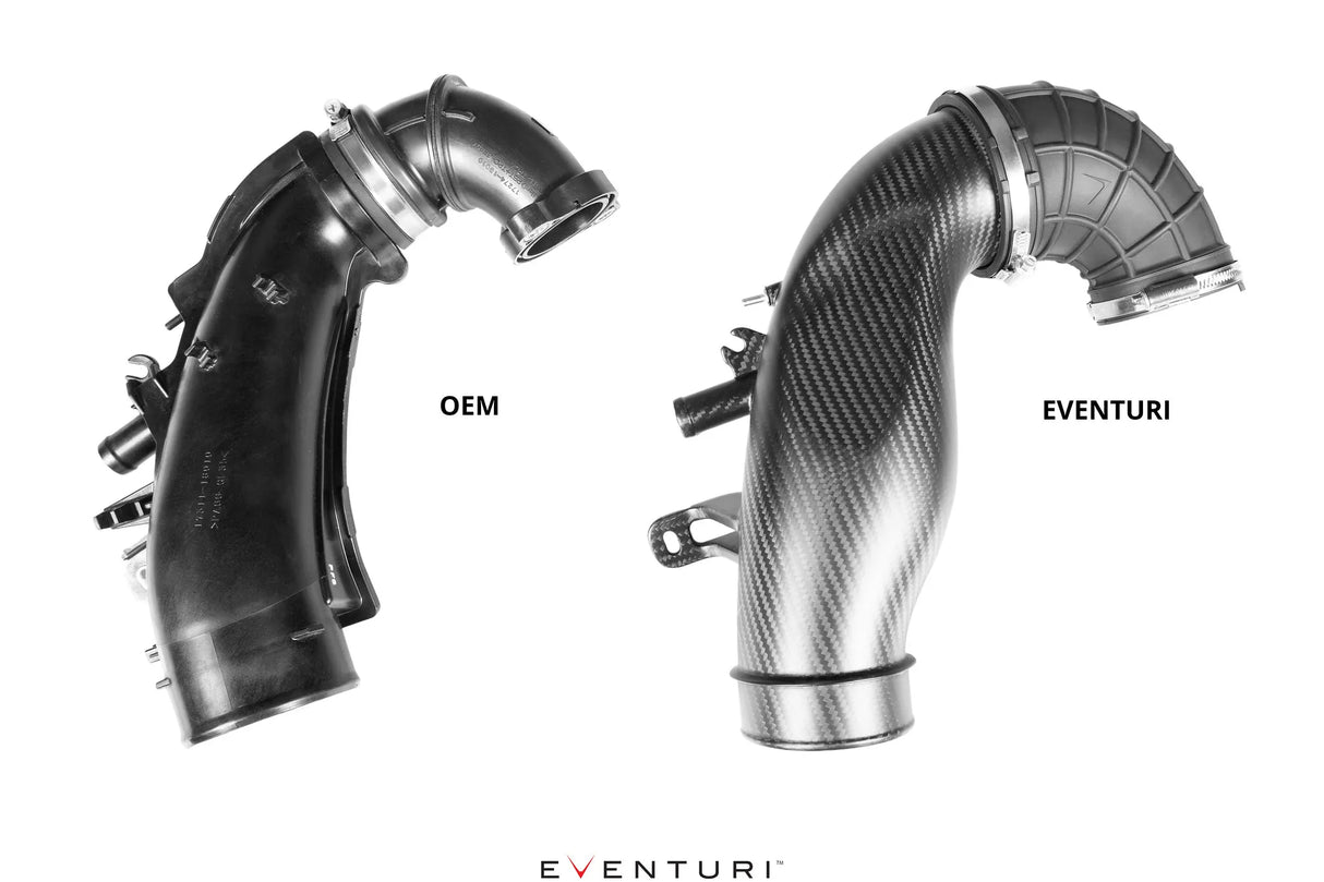 Eventuri Carbon Turbo Tube, Matte Carbon - GR Yaris / GR Corolla