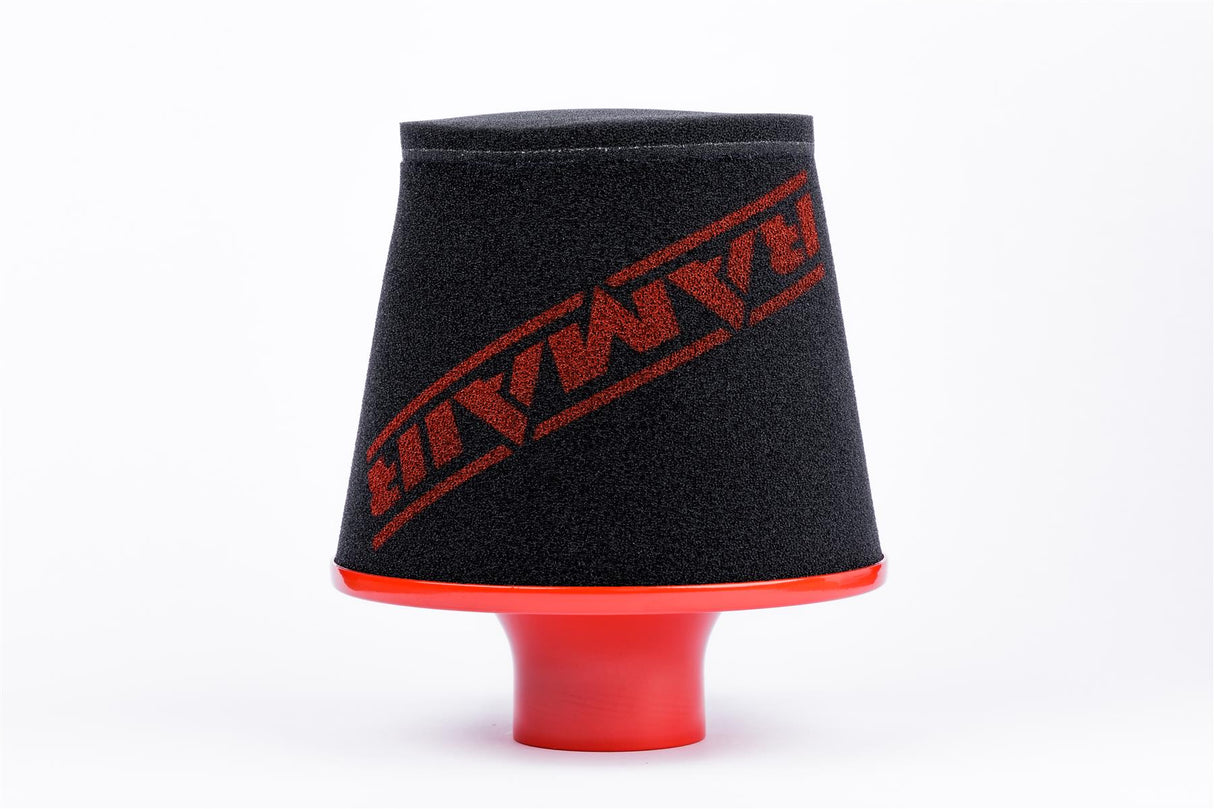 Ramair Foam Performance Universal Cone Air Large Filter Coupler - 100mm (3.9inch) Red