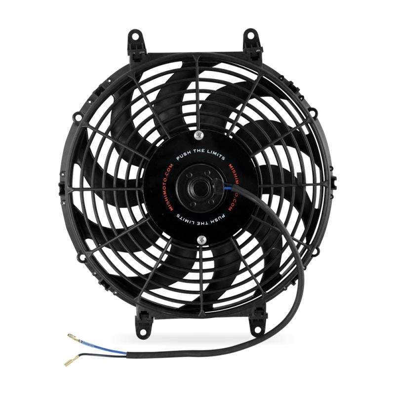 Ventilador eléctrico universal de aspas curvas Mishimoto de 12"