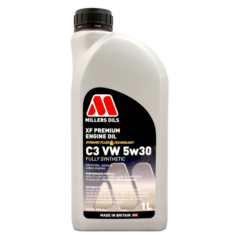 Aceite de motor Millers XF Premium C3 5W30 - 1 litro