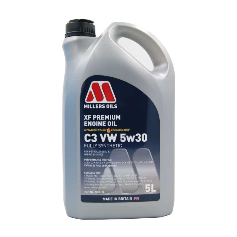 Aceite de motor Millers XF Premium C3 5W30 - 5 litros