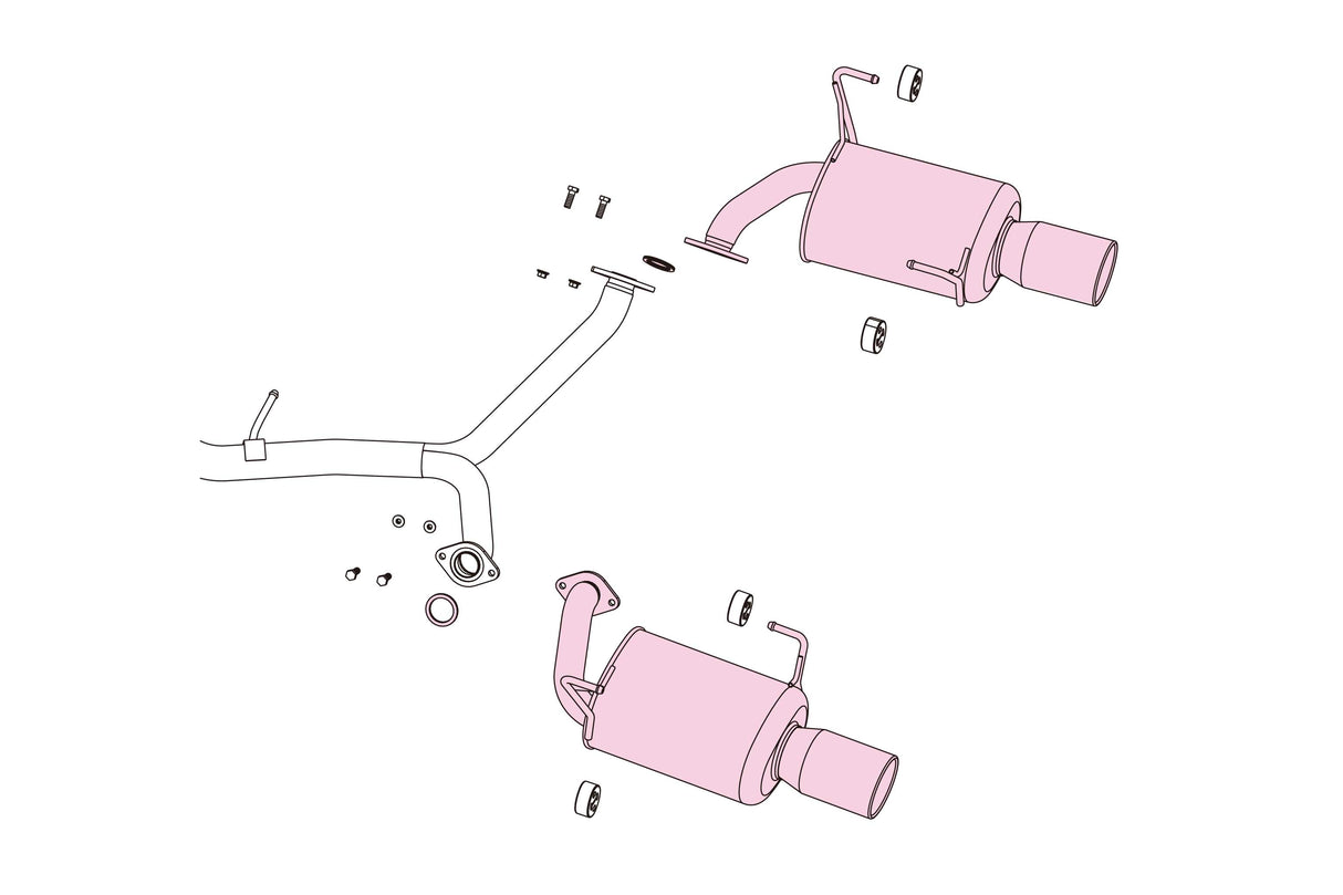 Fujitsubo A-S Exhaust - Subaru Levorg 1.6/2.0 Turbo VM4/VMG