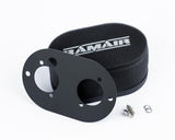 Ramair Carburettor Foam Air Filter with Baseplate to fit Dellorto 40 DHLA - 40mm Internal Height