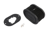 Ramair Pleated Carburettor Air Filter Baseplate to fit Weber 32/34 DMTL DMTR DATR 100mm