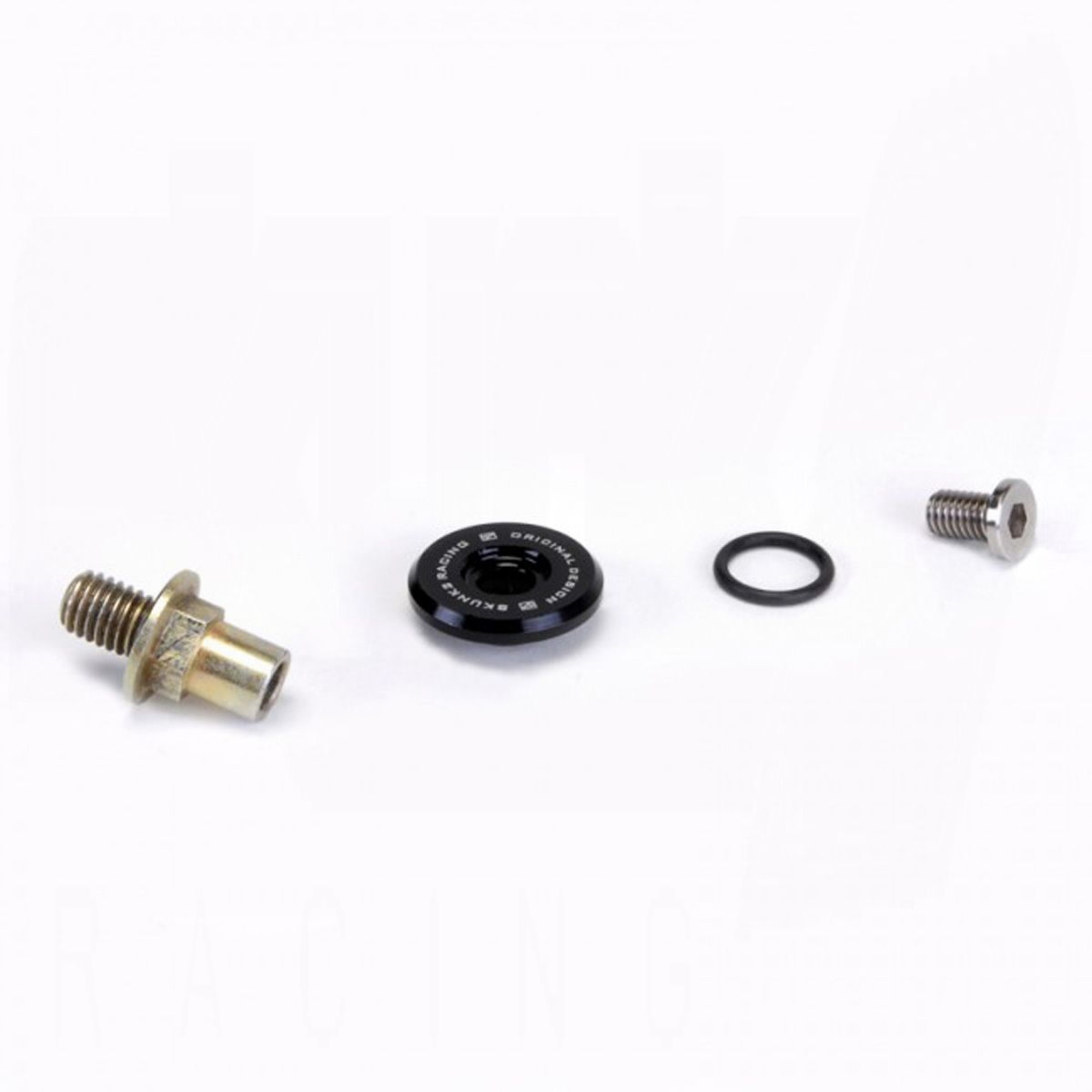 Herrajes para tapa de válvulas de perfil bajo Skunk2 VTEC, color negro, para Honda Serie B