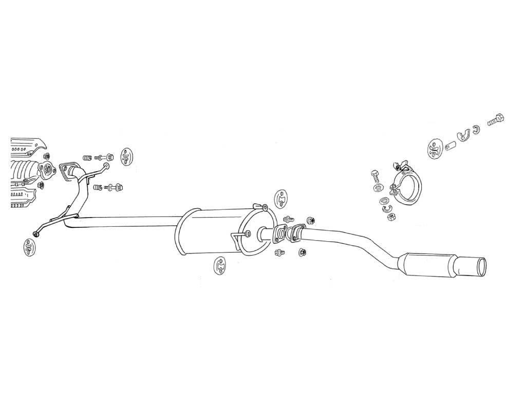 Fujitsubo Wagolis Exhaust - Honda Step Wgn Spada 2.0/2.4 4Wd RF6/8