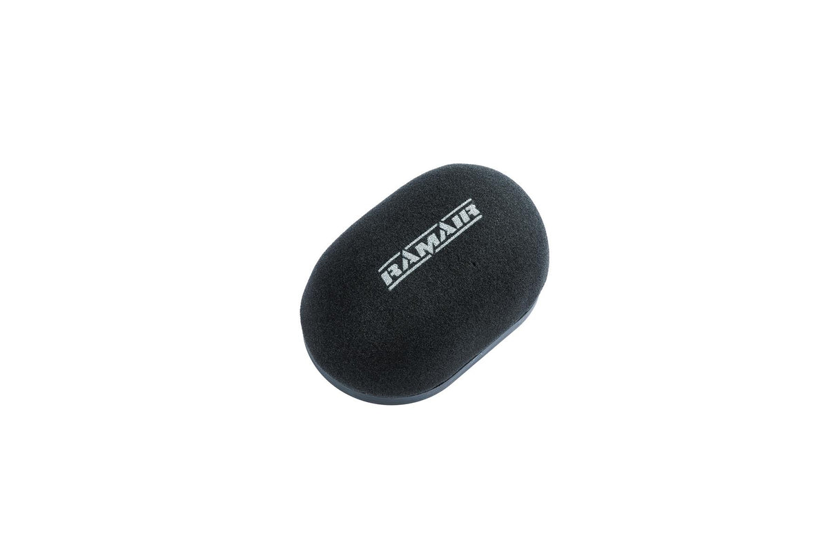 Ramair Domed Carb Air Filter & Baseplate to fit SU HS6 (Mini Offset)  - 100mm Internal Height