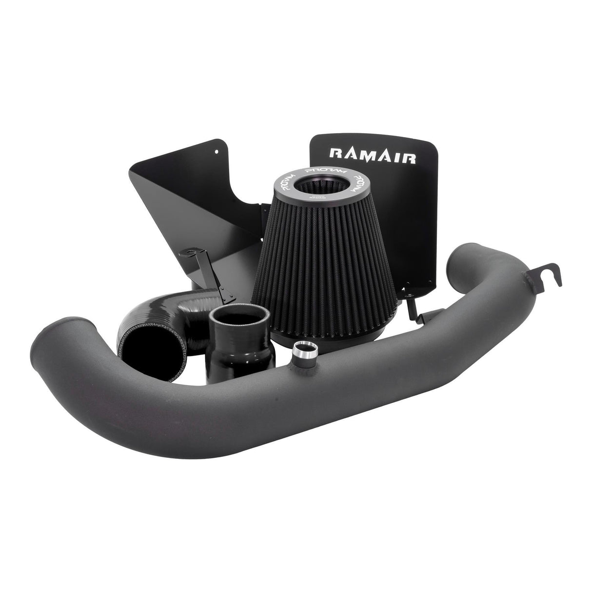 Ramair Performance Pleated Induction Kit for 2.3 Ecoboost MK3 Ford Focus RS - Black Hose