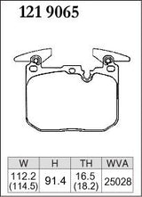 Dixcel Z Type Brake Pads - Front - BMW F-Series M135i M140i M235i M240i M2 M3 M4