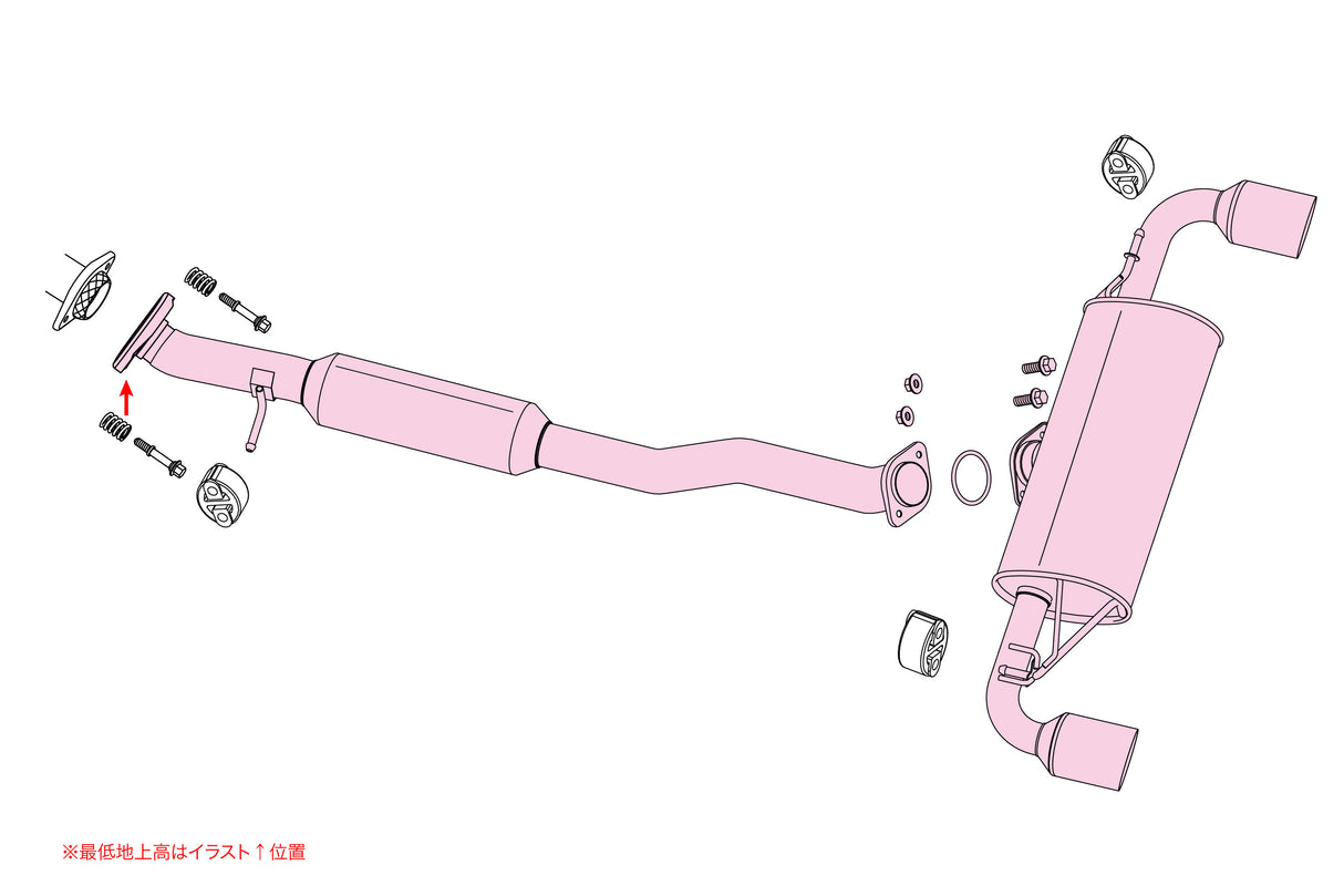 Fujitsubo A-R Exhaust - Toyota GR Yaris 1.5 2WD MXPA12